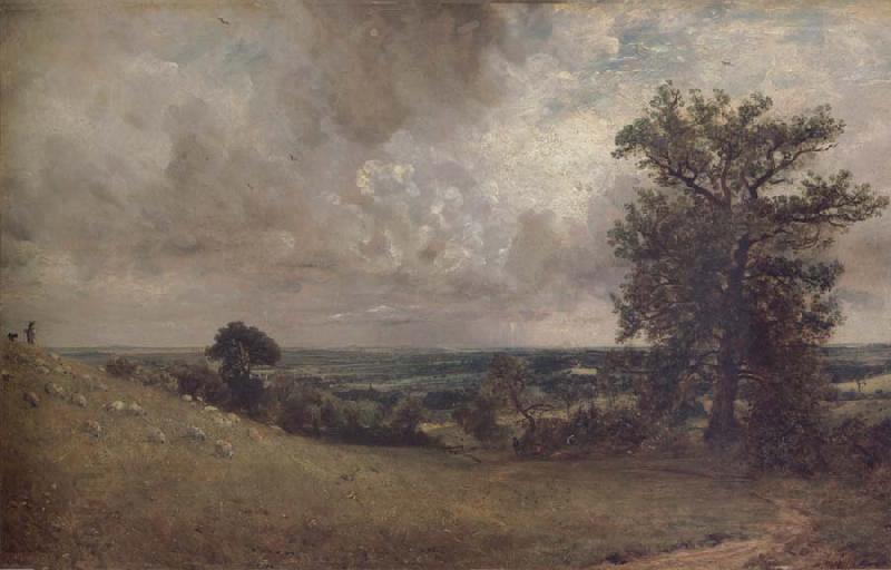 John Constable West End Field,Hampstead,noon China oil painting art